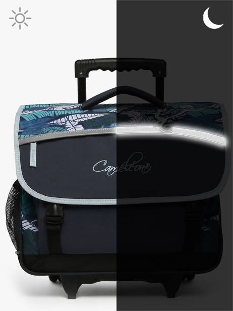 Cartable à Roulettes Enfant 2 Compartiments Cameleon Bleu actual CR38 vue secondaire 8