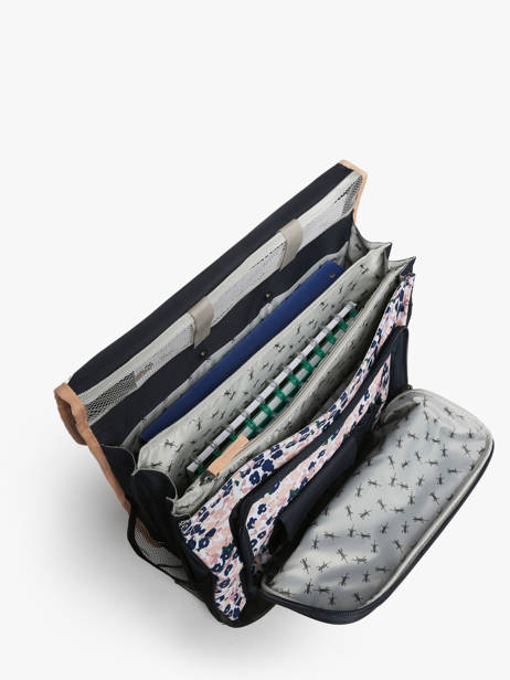 Wheeled Schoolbag For Kids 3 Compartments Cameleon Blue actual CR41 other view 3