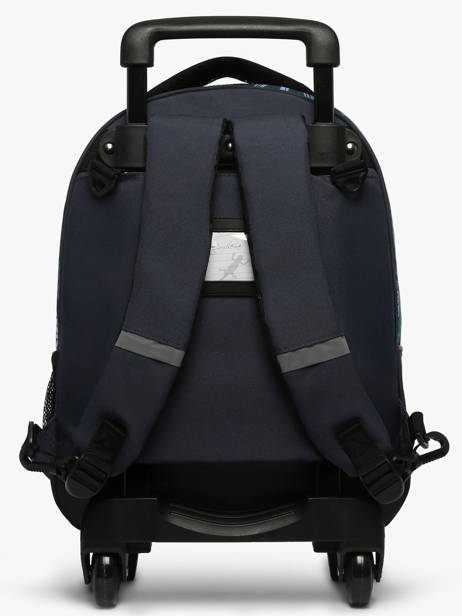 Wheeled Schoolbag Cameleon Blue actual SR39 other view 4