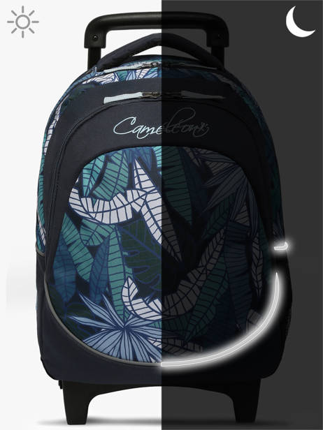 Wheeled Schoolbag Cameleon Blue actual SR39 other view 8