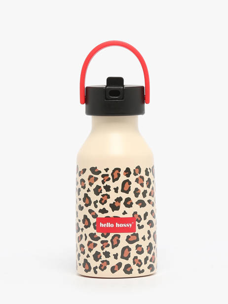 Drinking Bottle Hello hossy Beige cool kids 350M