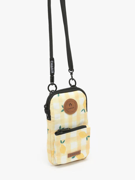 Crossbody Bag Accessoire Recycled Polyester Cabaia Beige accessoire PHONEBAG other view 1