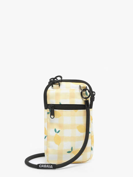 Crossbody Bag Accessoire Recycled Polyester Cabaia Beige accessoire PHONEBAG other view 3