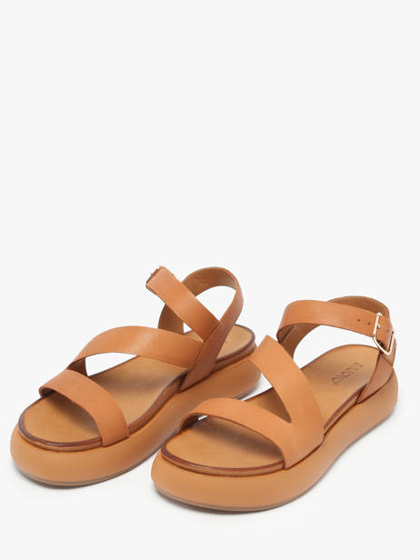 Sandales En Cuir Inuovo Vert accessoires A96001 vue secondaire 1