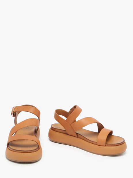 Sandales En Cuir Inuovo Vert accessoires A96001 vue secondaire 2