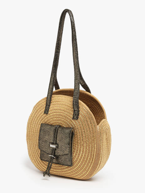 Shoulder Bag Dario Cotton Les tropeziennes Beige dario TZ01 other view 2