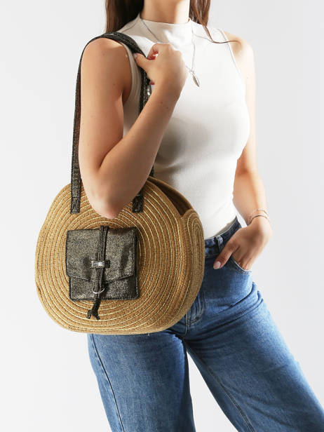 Shoulder Bag Dario Cotton Les tropeziennes Beige dario TZ01 other view 1