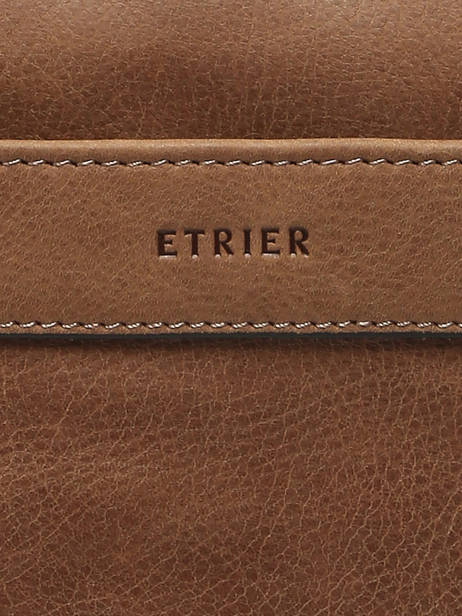 Sac Bandoulière Spider Cuir Etrier Marron spider ESPI704S vue secondaire 5