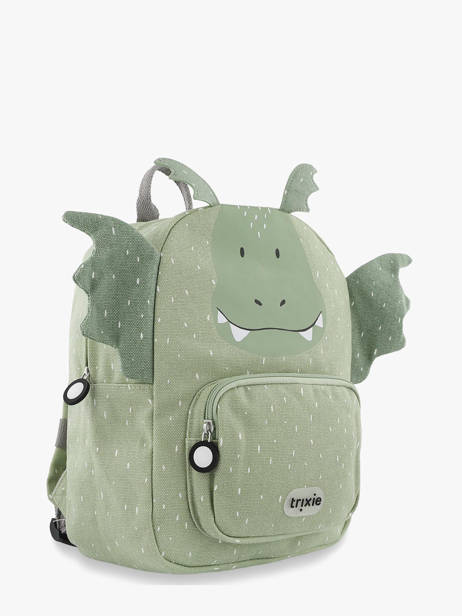 Mini Backpack 1 Compartment Trixie Green animals 90 other view 2