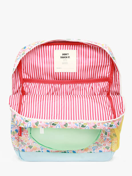 Backpack Hello hossy Multicolor cool kids S6 other view 3