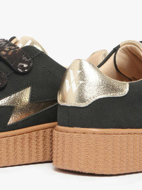 Sneakers Vanessa wu Noir accessoires BK2714NR vue secondaire 2