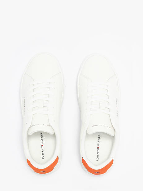 Sneakers En Cuir Tommy hilfiger Blanc men 53670K6 vue secondaire 3