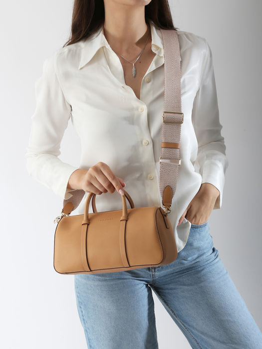 Longchamp Daylong chevron Handbag Pink
