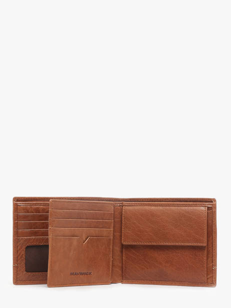 Checkholder With Card Holder Rough Gear Leather Maverick Brown rough gear MAVRG005 other view 2
