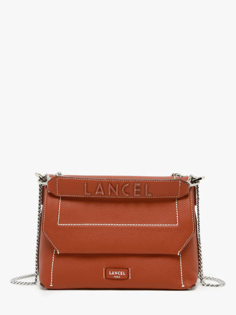 Shoulder Bag Ninon Leather Lancel Brown ninon A13782