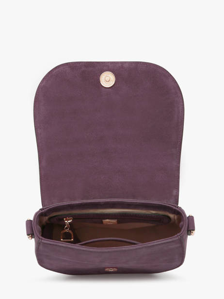 Sac Bandoulière S Lasso Cuir Etrier Violet lasso ELAS152S vue secondaire 3