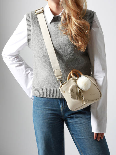 Sac Bandoulière S Crocus Woomen Beige crocus WCRO33 vue secondaire 1