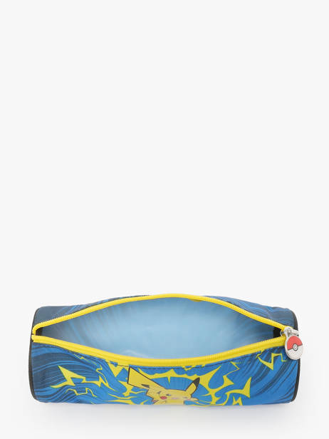 1 Compartment Pouch Pokemon Blue pikachu eclair 25IK207P other view 1