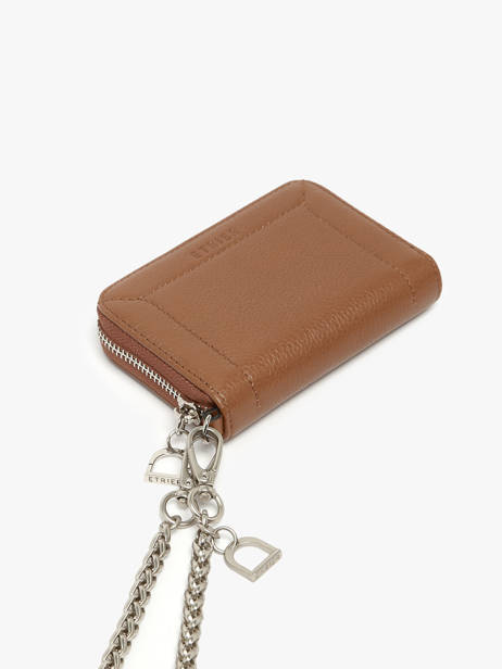 Coin Purse Altesse Leather Etrier Beige altesse EALT096M other view 2