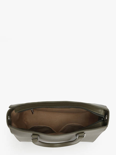 Sac Trapèze Smooth Cuir Lancaster Vert smooth 4 vue secondaire 3