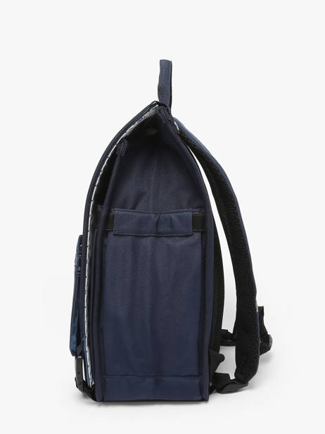 Sac à Dos 2 Compartiments Cabaia Bleu school L vue secondaire 3
