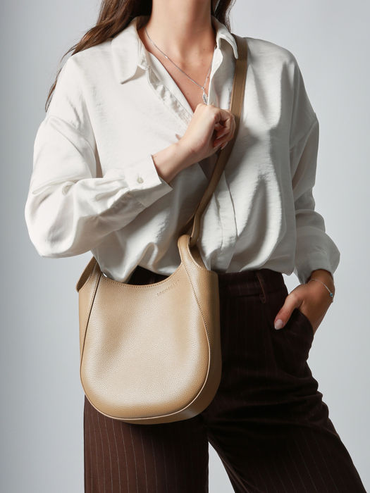 Longchamp Le foulonné Messenger bag Beige