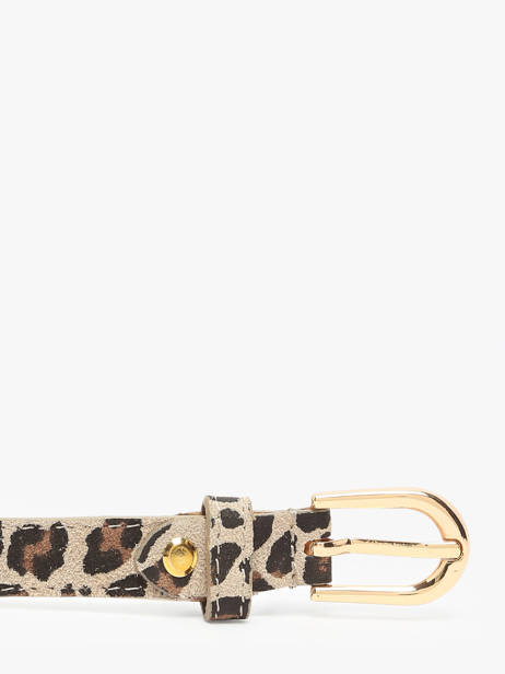 Ceinture Réglable Milano Beige velvet leopardo VL25068 vue secondaire 1