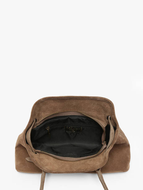 Sac Porté épaule Velvet Cuir Milano Beige velvet VE260610 vue secondaire 3