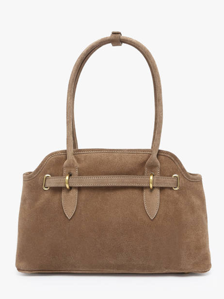 Sac Porté épaule Velvet Cuir Milano Beige velvet VE260610 vue secondaire 4