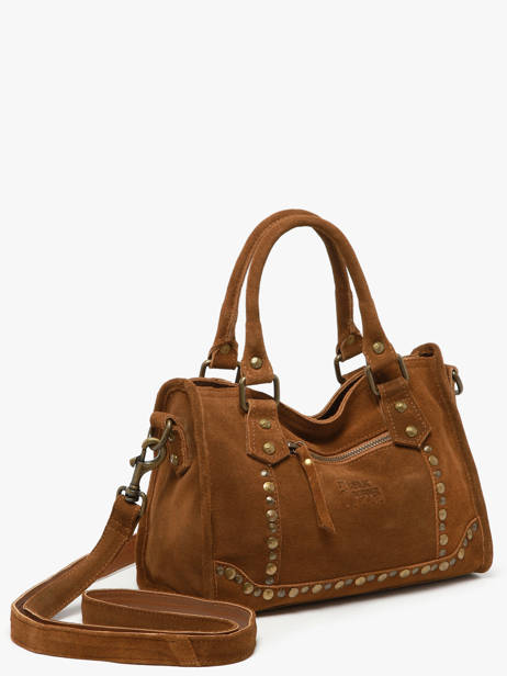 Shoulder Bag Houston Leather Basilic pepper Brown houston BHOU72 other view 2