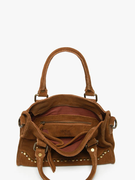 Shoulder Bag Houston Leather Basilic pepper Brown houston BHOU72 other view 3