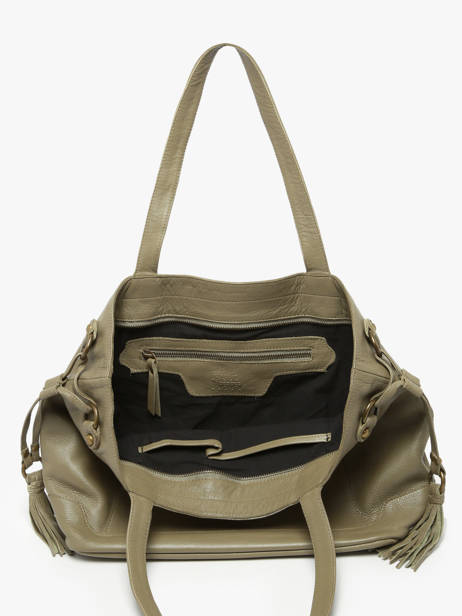 Sac Porté épaule A4 Cow Cuir Basilic pepper Vert cow 155N vue secondaire 3