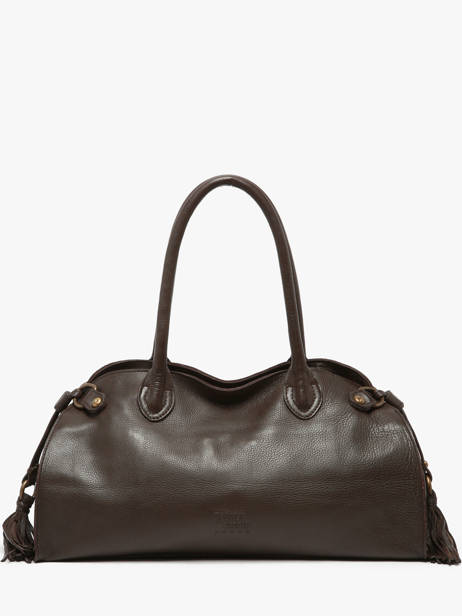 Sac Porté épaule Cow Cuir Basilic pepper Marron cow BCOW84