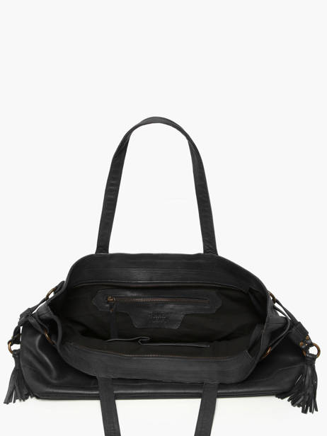 Handbag Cow Leather Basilic pepper Black cow BCOW80 other view 3