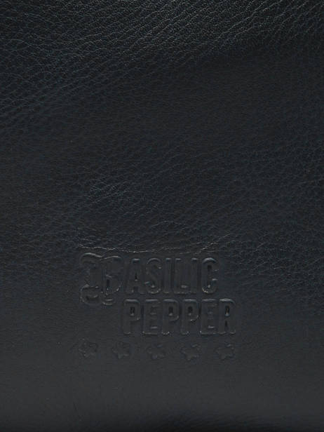 Handbag Cow Leather Basilic pepper Black cow BCOW80 other view 5
