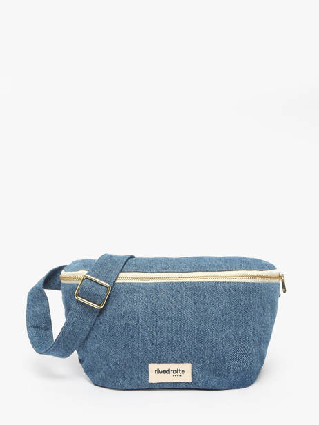 Recycled Coton Custine Belt Bag Rivedroite Blue timeless CUSTITIM