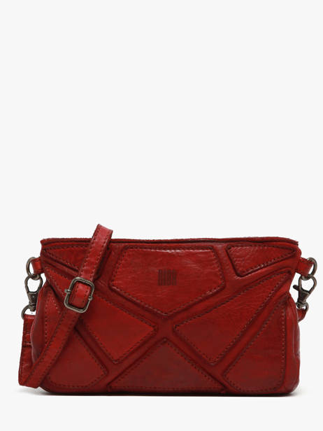 Sac Porté épaule Heritage Cuir Biba Rouge heritage DON1L