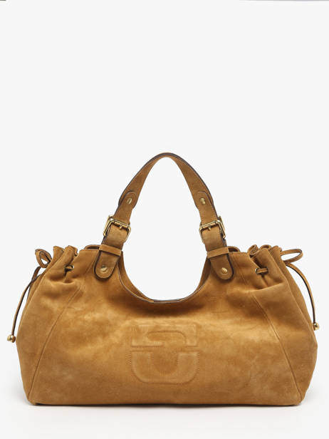 Sac Porté épaule Chiara Cuir De Vachette Gerard darel Jaune chiara DCS84407