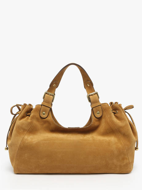 Sac Porté épaule Chiara Cuir De Vachette Gerard darel Jaune chiara DCS84407 vue secondaire 4