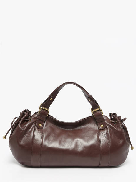 Sac Porté épaule Froisse Cuir Gerard darel Marron froisse DCS01474 vue secondaire 4