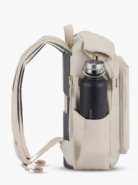 Lisbon Small - Backpack Kapten and son Beige backpack S other view 2