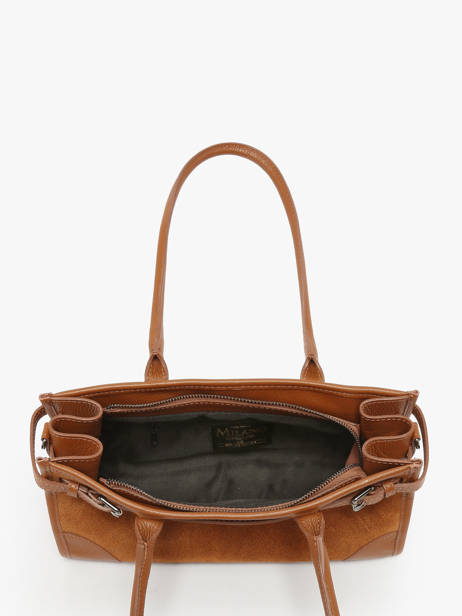 Sac Porté épaule Velvet Caviar Cuir Milano Marron velvet caviar VC25062 vue secondaire 3