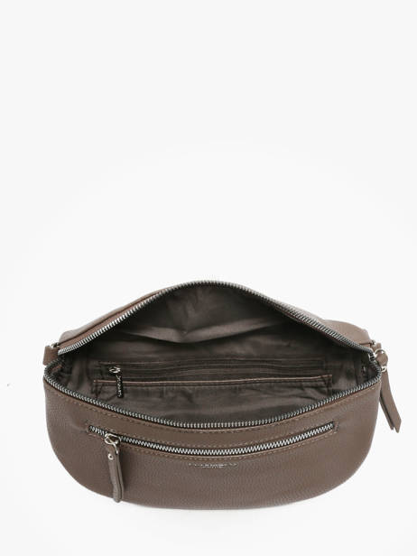 Sac Banane Miniprix Marron grained F8546 vue secondaire 2