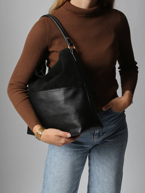 Sac Porté épaule Brodery Polyester Torrow Noir brodery TBRO01 vue secondaire 1