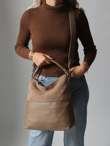 Sac Porté épaule Brodery Polyester Torrow Beige brodery TBRO01 vue secondaire 1