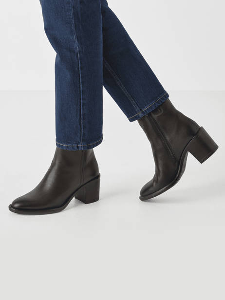 Bottines à Talon En Cuir Tamaris Marron women 45 vue secondaire 1