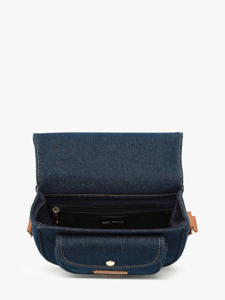 Sac Le Bohémien Denim Brut Paul marius Bleu denim brut BOHEMDEB vue secondaire 2