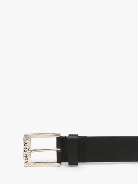 Ceinture Ajustable Von dutch Noir belt HUTCH vue secondaire 1
