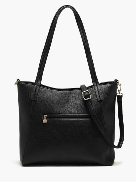 Sac Porté épaule Soft Lulu castagnette Noir soft ZACARI vue secondaire 4