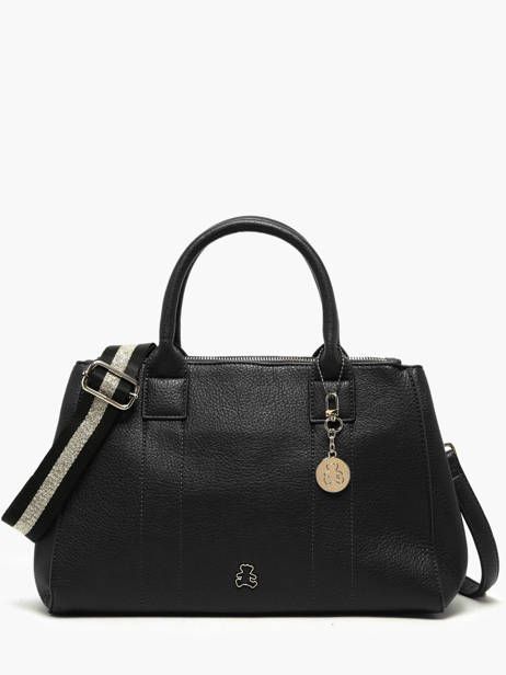 Handbag Soft Lulu castagnette Black soft YAEL